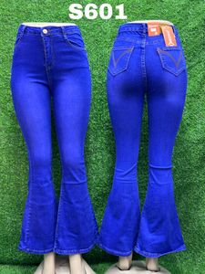 Calças Jeans Pantalona Azul Clássica